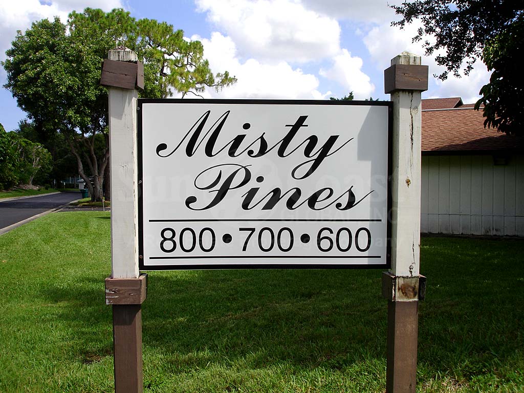 Misty Pines Signage